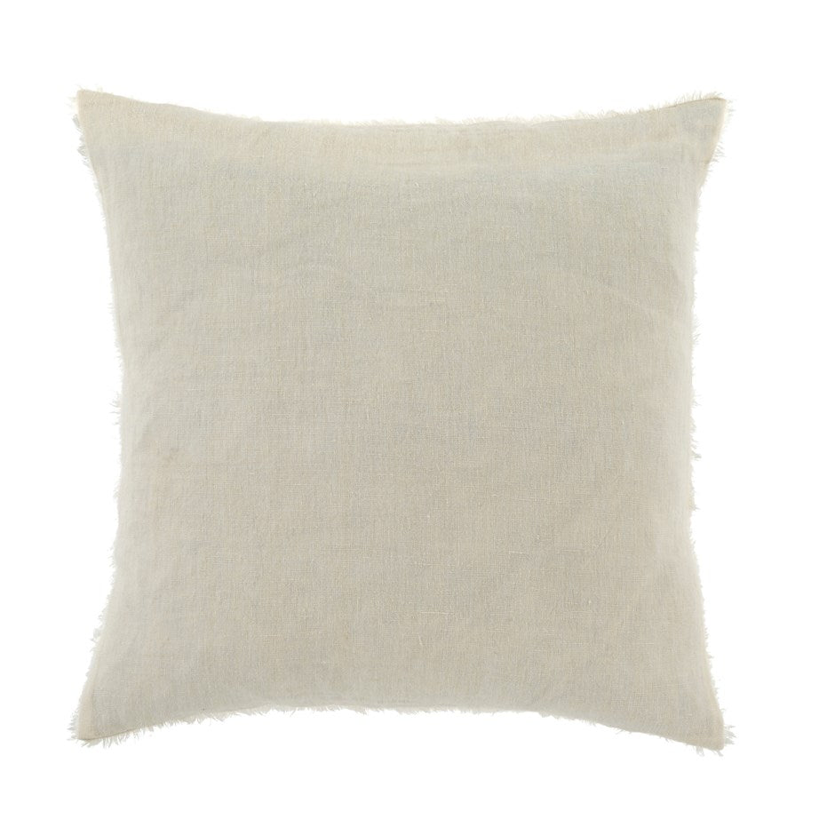 20X20 Lina Linen Cushion Ivory