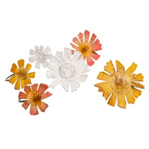 White Flower Napkin Ring