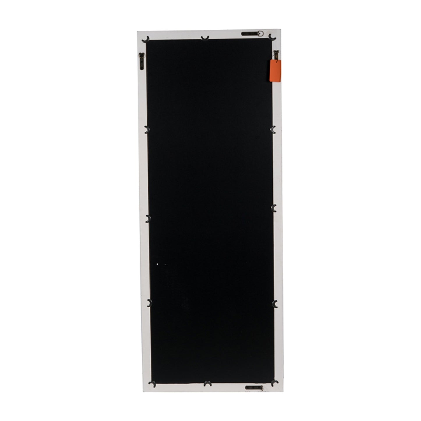 Distressed White Floor Mirror