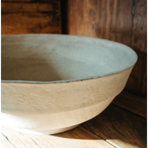 Sienna Paper Mache Bowl Large