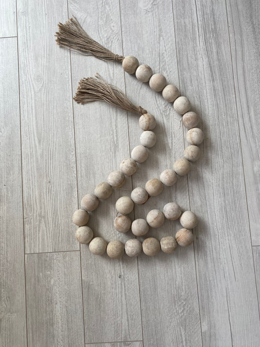 Wood Prayer Beads- Large